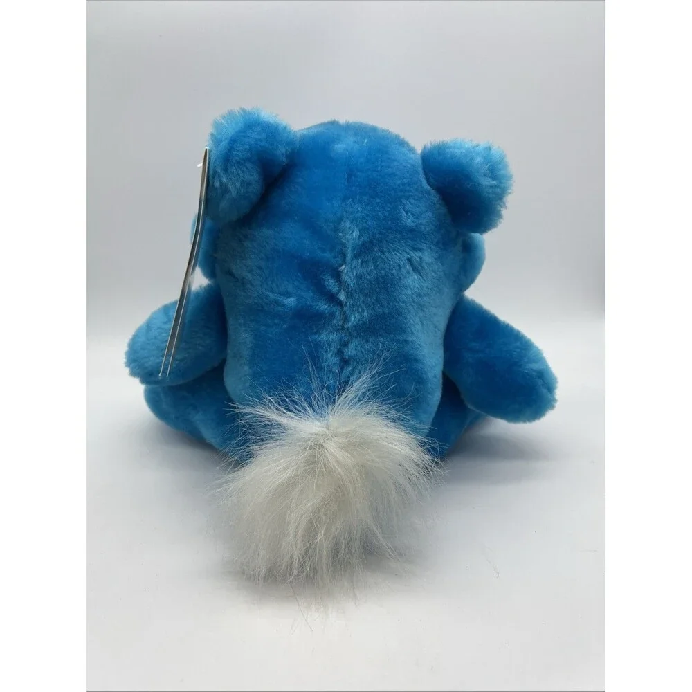 Kodak Kolorkins Cick blue plush vintage stuffed animal toy with tag, NWT